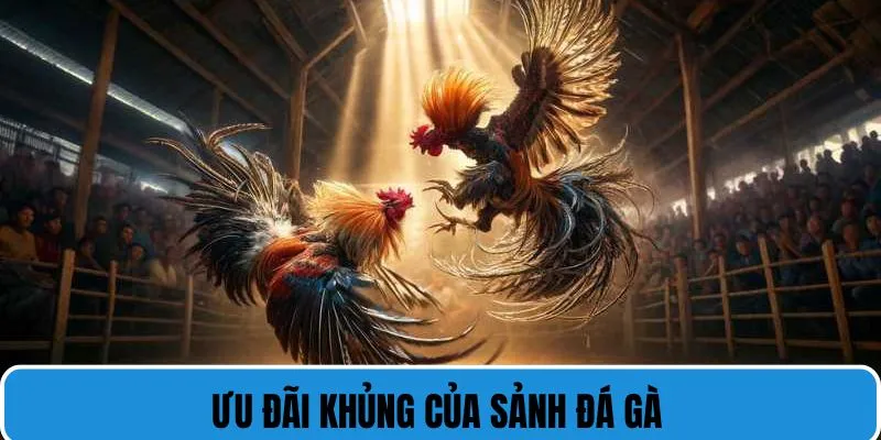 Sảnh đá gà gây ấn tượng với ưu đãi cực khủng
